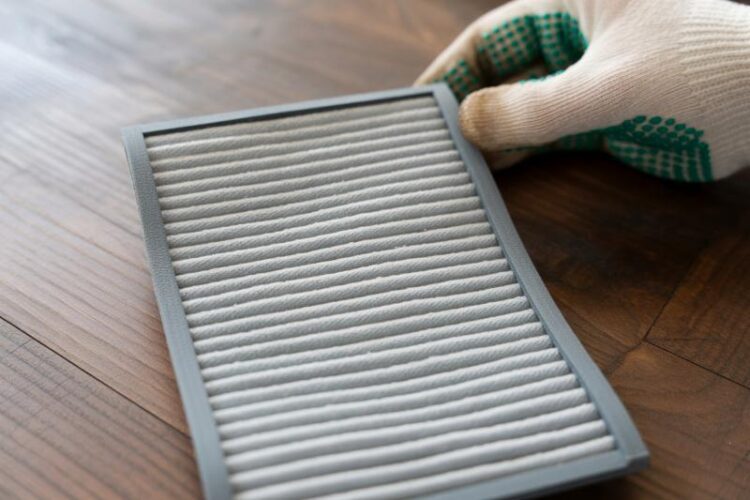  Czysty filtr powietrza do systemu rekuperacji